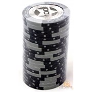 20 Jetons de poker crown argile valeur 5. Marquage points poker.