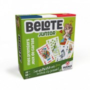 Grimaud Expert Belote - jeu de 32 cartes cartonnées plastifiées - format  bridge – 4 index standards