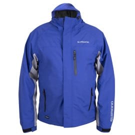 Veste De Pluie Shimano Fishing Dryfender – Noir Charbon, Homme 3XL, Imperméable