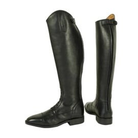 Botas De Lluvia O Slush Para Equitación – Impermeables, Forro Acolchado Y Antideslizantes, Con Soporte Para Espuela, En Negro