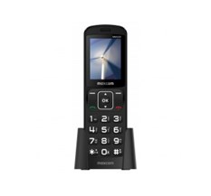 MaxCom - MM462 4,57 cm (1.8) 91 g Negro, Plata Teléfono para personas  mayores
