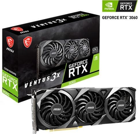 ZOTAC Gaming GeForce RTX 3060 Twin Edge OC 12GB GDDR6 192-bit 15
