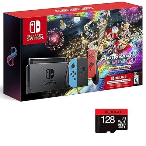 Nintendo Switch with Neon Blue and Neon Red Joy‑Con : Pacifiko