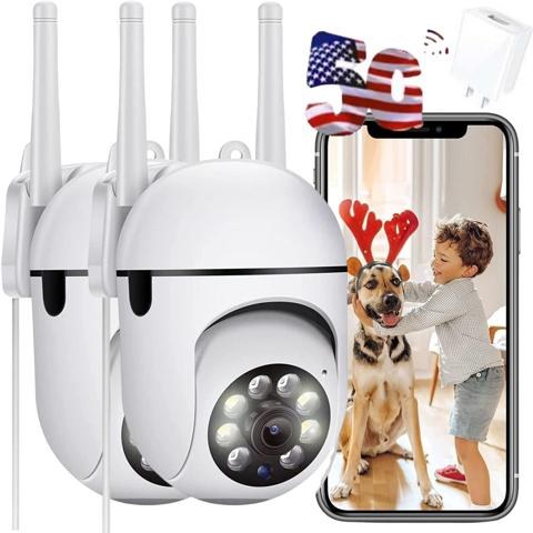 Cámara De Seguridad Para Interiores [2022] Rbcior 1080P HD Cámara WiFi Para El Hogar Monitor De Bebé Con Detección De Movimiento, Audio De 2 Vías, Visión Nocturna Para Monitor De Mascotas/bebés/ancianos