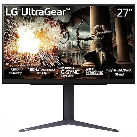 Monitor 27'' Lg 27Gr95Qe-B 2560 X 1440 240Hz Hdmi Display Port Usb