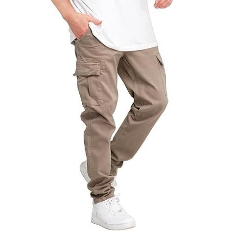 Guyong Pantalones Cargo Para Hombre, Talla Grande, Cintura Elástica, Con Cordón Y Pies Pequeños, Pantalones Tecnológicos, Hip-hop, Cómodos, Pantalones De Harén 2022, #1 Negro