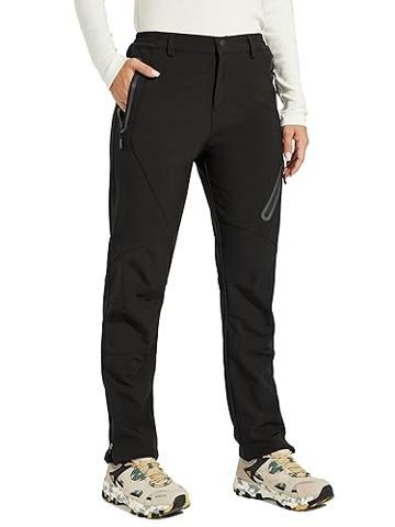 TBMPOY Pantalones De Esquí Con Forro Polar Para Mujer