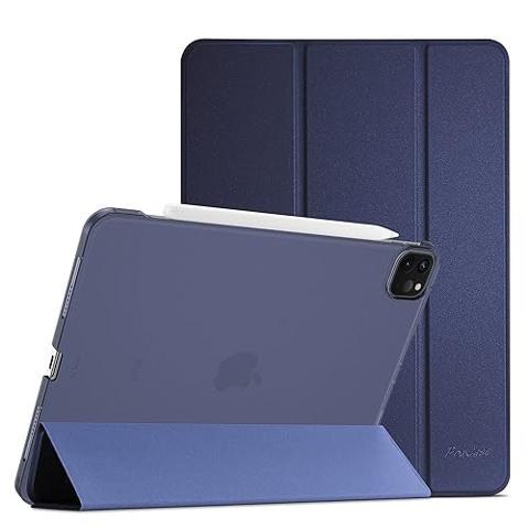 MoKo 9-11 inch tablettas, hoes compatibel met iPad Pro 11 M4 2024/11 inch iPad Air M2 2024/iPad 10th 10,9 2024/iPad Air 5/4 10,9, Galaxy Tab S9/S8/A8/A7 2022, blauwe bladhoes