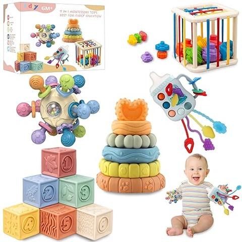 Blstliebzb Juguetes Para Bebés De 6 A 12 Meses, Juguetes Montessori Para Bebés De 6 A 12 Meses Juguetes Montessori Para Bebes De 6 A 12 Meses Juego De Juguetes Para Bebes Bloques Suaves Para