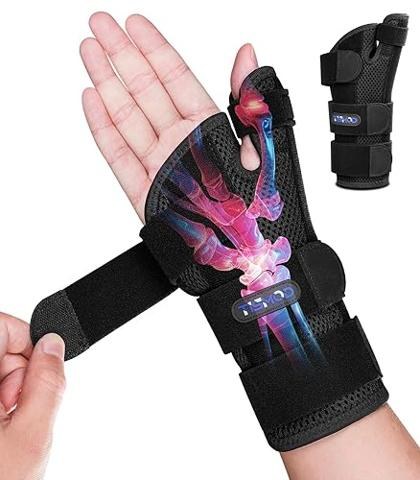 Wrist & Thumb Spica Splint - Adjustable Support For De Quervain's & Arthritis Pain