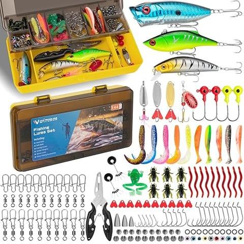 EXAURAFELIS 10/30pcs Fishing Lure Spinnerbait with Feathered Treble Hooks  Rooster Tail Fishing Lures Spoon Lures for Bass Salmon Trout Spinner Baits  with Tackle Box - Color 10pcs Spinnerbaits : Pacifiko Costa Rica