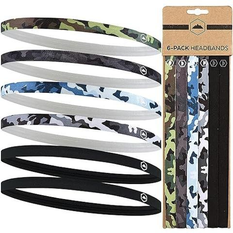 Thin Elastic Sports Headbands - Workout, Running, Soccer for  display picture 1